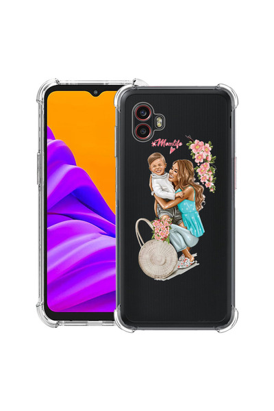 bestcase Husă antișoc pentru Samsung Galaxy Xcover 7 Pro cu design „Mom Life ...