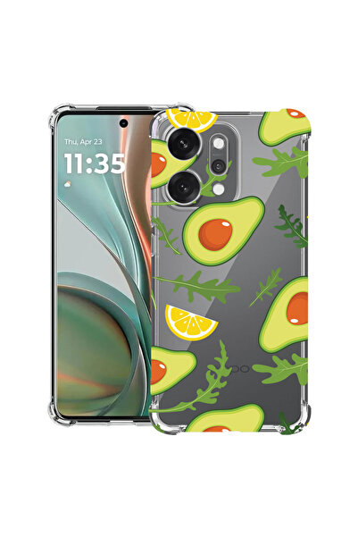 bestcase Αντικραδασμική πίσω θήκη για OPPO Reno 14 5G με σχέδιο Avocado, 2052...