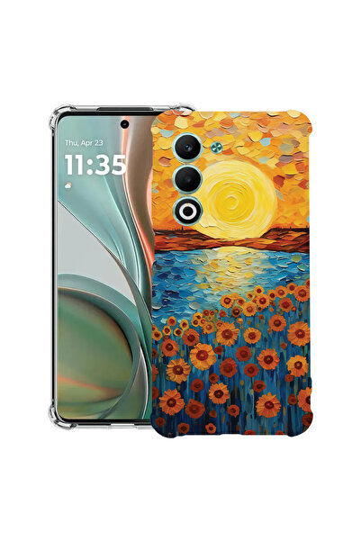 bestcase Carcasă antișoc pentru Xiaomi Redmi 15 5G (169 mm), pictură floarea-...