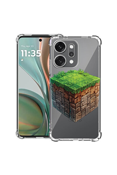 bestcase Carcasă antișoc pentru OPPO Reno 14 5G cu design Minecraft World, 20...