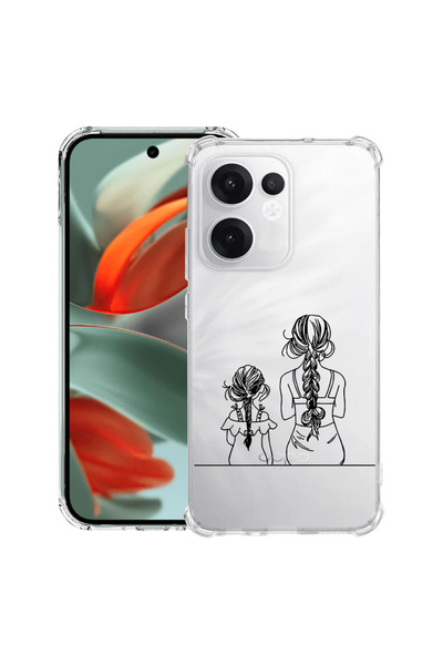 bestcase Θήκη Husa Anti Shock συμβατή με Oppo Reno15, Μαμά και Κόρη