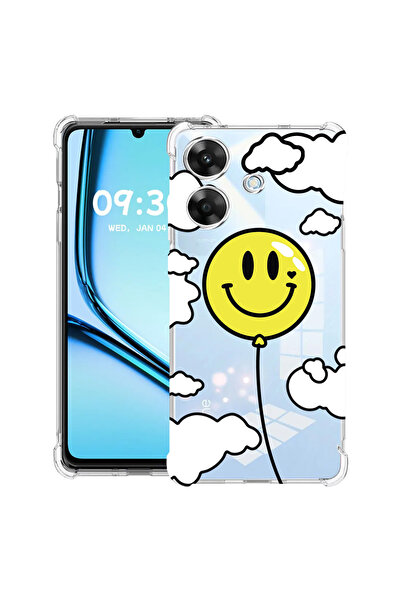 bestcase Carcasă antișoc pentru Realme Note 60 / Note 60X cu design balon smi...