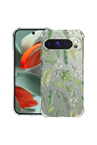 bestcase Husă antișoc pentru Google Pixel 10 Pro XL cu design frunze verzi, 2052063 AS 77
