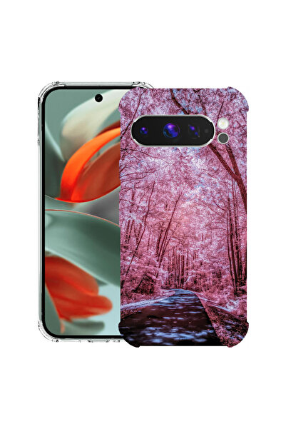 bestcase Husă antișoc pentru Google Pixel 10 Pro XL cu design Cherry Blossom, 2052063 AS 1382
