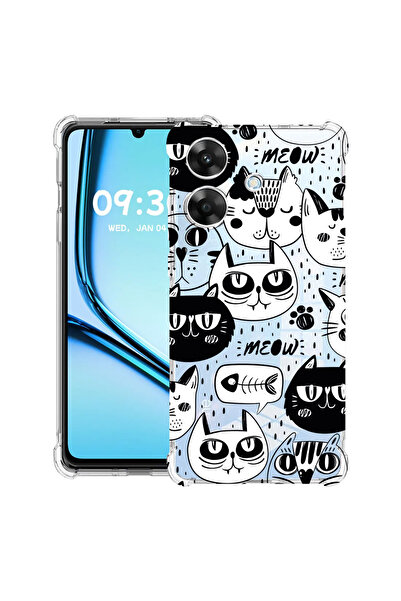 bestcase Husă antișoc pentru Realme Note 60 / Note 60X cu design Cool Cats, 2...
