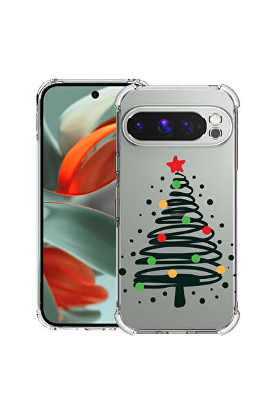 bestcase Carcasă antișoc pentru Google Pixel 10 Pro XL cu design brad de Crăciun, 2052063 AS 1608