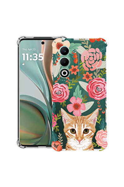 bestcase Carcasă antișoc pentru Xiaomi Redmi 15 5G (169 mm), pisică și flori,...