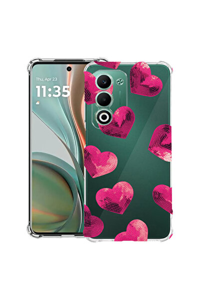 bestcase Husă antișoc pentru OPPO A5 5G cu model în formă de inimă, 2052056 A...