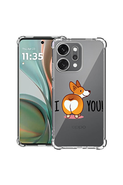 bestcase Удароустойчив гръб за OPPO Reno 14 5G с дизайн „Сладко кученце“ емот...