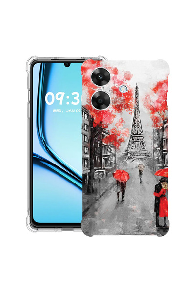 bestcase Carcasă antișoc pentru Realme Note 60 / Note 60X, Turnul Eiffel din Paris, 2052062 AS 1378