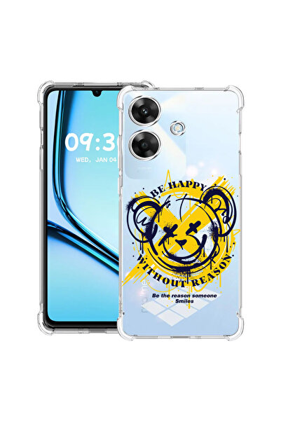 bestcase Husă antișoc pentru Realme Note 60 / Note 60X cu design Teddy Bear Be Happy, 2052062 AS 1559