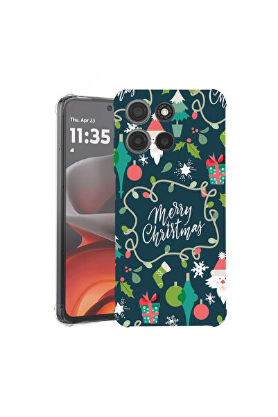 bestcase Carcasă antișoc pentru Motorola Edge 60 Pro cu design Merry Christma...