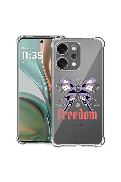 bestcase Αντικραδασμική πίσω θήκη για OPPO Reno 14 5G με ελευθερία σχεδιασμού...