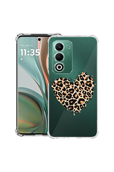 bestcase Carcasă antișoc pentru Xiaomi Redmi 15 (171 mm), inimă de leopard, 2...