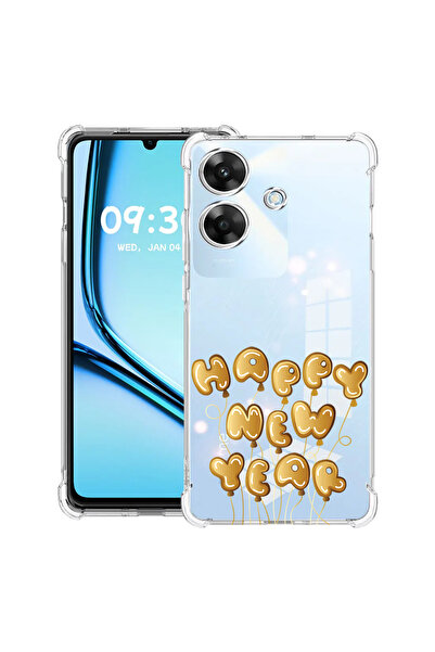 bestcase Carcasă antișoc pentru Realme Note 60 / Note 60X cu design Happy New...