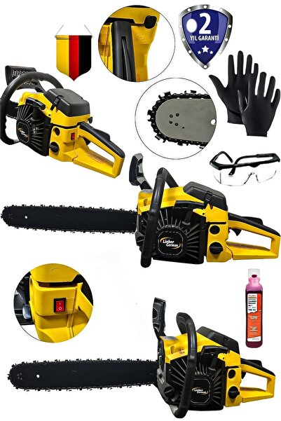 Lieber German LGSA5800 Benzinli 2.4Hp Magnezyum Karter Zincirli Ağaç Odun Dal...