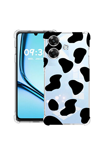 bestcase Carcasă antișoc pentru Realme Note 60 / Note 60X cu design Black Cow...