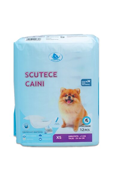 Clean Pets scutece pentru cățelușe de talie foarte mică (XS 23-36 cm) 12 bucăți