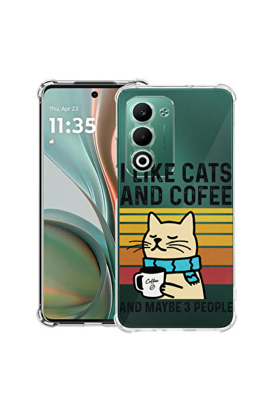 bestcase Carcasă antișoc pentru Xiaomi Redmi 15 5G (169 mm), Pisici și cafea,...