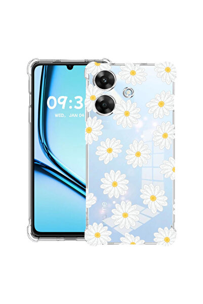 bestcase Husă antișoc pentru Realme Note 60 / Note 60X cu design Happy Flowers Daisy, 2052062 AS 513