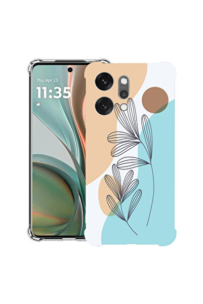 bestcase Husă antișoc pentru OPPO Reno 14 5G cu design abstract floral, 20520...