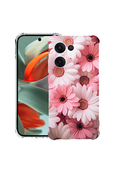 bestcase Carcasă antișoc Husa pentru Oppo Reno15 Pro, roz margaretă