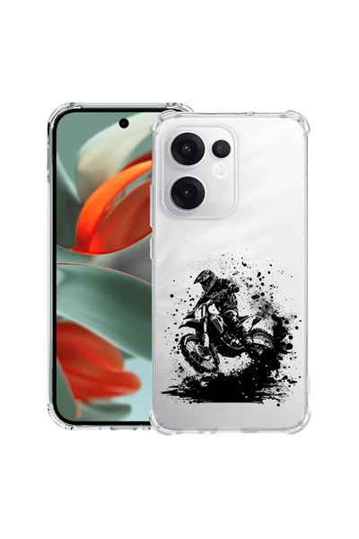 bestcase Удароустойчив гръб за OPPO Reno 14 F / FS с дизайн MotoCross, 205205...