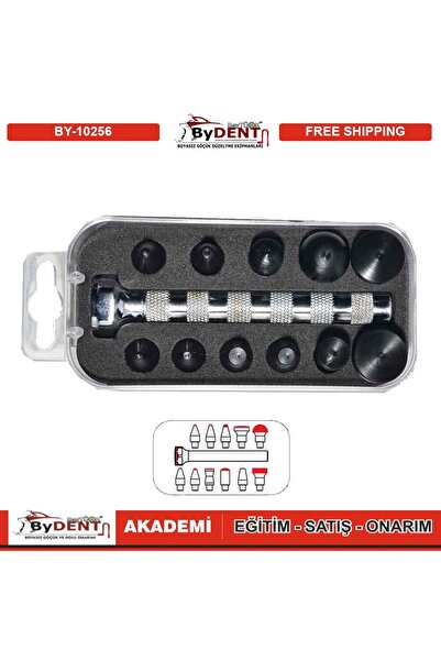 ByDENT Pdr Boyasız Göçük Düzeltme Set Kutu Plastik Uç ve Alüminyum Kaporta Dü...