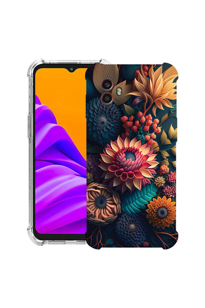 bestcase Husă antișoc pentru Samsung Galaxy Xcover 7 Pro cu design floral col...