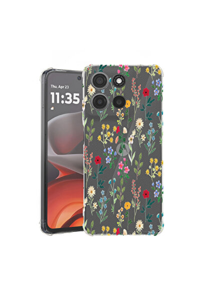bestcase Husă antișoc pentru Motorola Moto G56 cu design flori de primăvară, ...