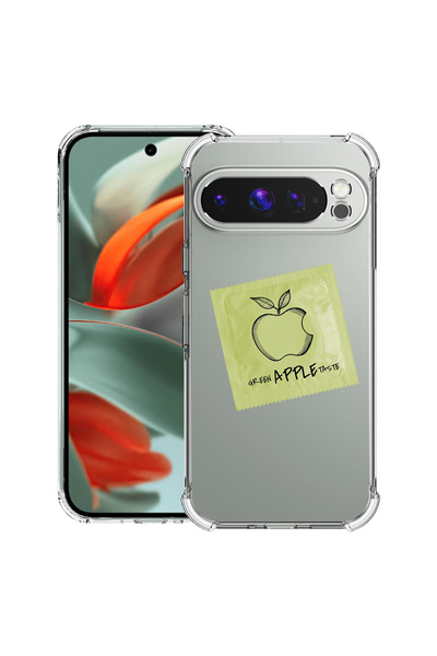 bestcase Husă antișoc pentru Google Pixel 10 Pro XL cu design Apple verde, 20...
