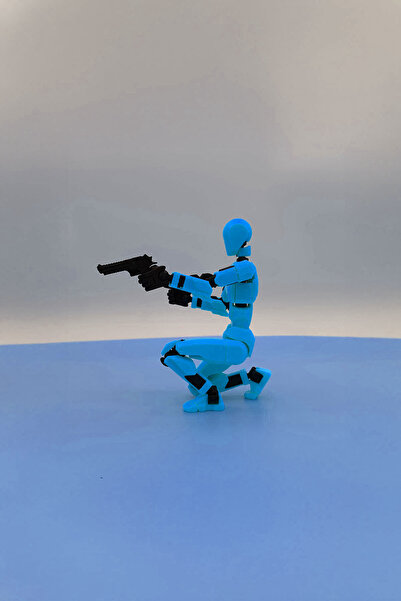 OVERMAX Robot 13 Dummy Mavi Siyah Eklemleri Hareketli Figür Oyuncak - Dummy 13