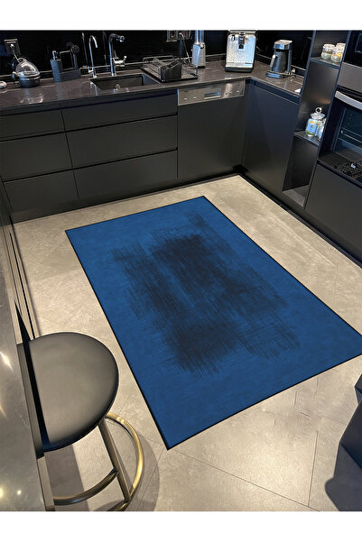 Rugs Modern Halı MOSSO Mavi Çizik Temalı Desen Modern Dekoratif Halı mosso524