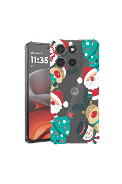 bestcase Carcasă antișoc pentru Motorola Edge 60 Pro cu design de Crăciun, 20...
