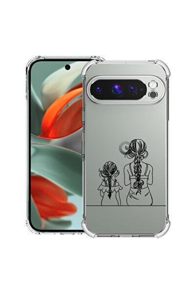 bestcase Husă antișoc pentru Google Pixel 10 Pro XL cu design mamă și fiică, ...