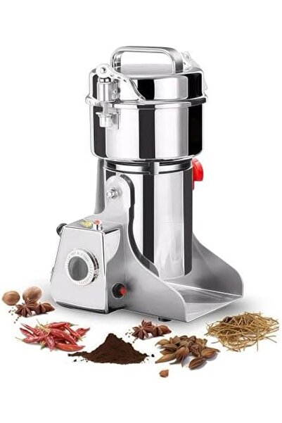 Denx Electric Coffee and Spice Grinder, High-Speed Stainless Steel 3500W, 800g Capacity, 30,000 RPM (Silv