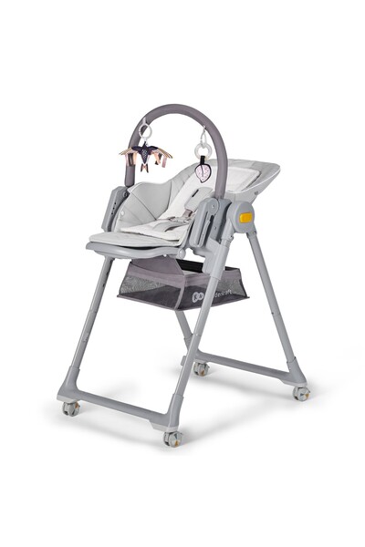 Kinderkraft SCAUN DE MASA LASTREE, 2 IN 1, TRANSFORMABIL, GREY