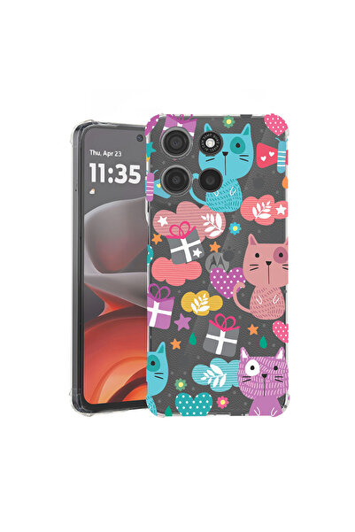 bestcase Husă antișoc pentru Motorola Edge 60 / Edge 60 Fusion cu design pisi...