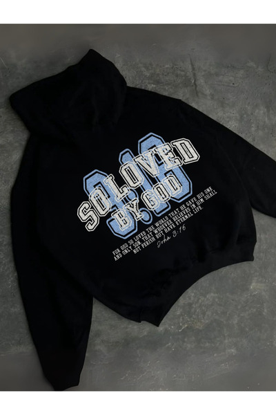 Toum Hanorac cu glugă oversize unisex cu imprimeu streetwear