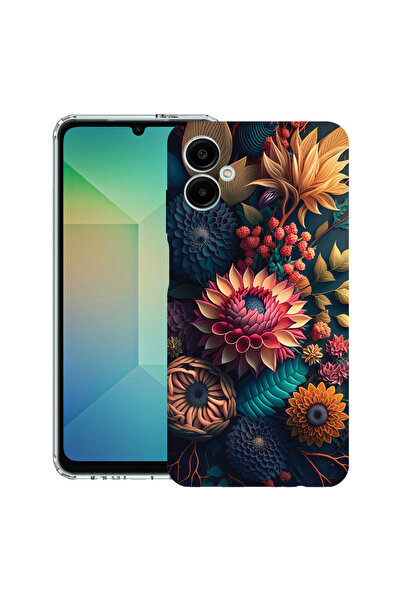 bestcase Husă antișoc pentru Samsung Galaxy A07 4G cu design floral colorat, ...