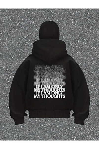 Toum Cardigan negru unisex supradimensionat cu fermoar, cu detaliu de masca