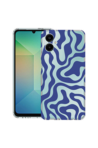 bestcase Husă antișoc pentru Samsung Galaxy A07 4G cu design albastru abstrac...