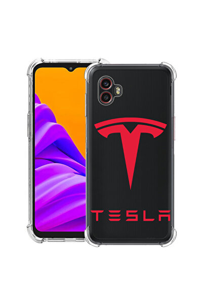 bestcase Husă antișoc pentru Samsung Galaxy Xcover 7 Pro cu design Tesla Red, 2052051 AS 1711
