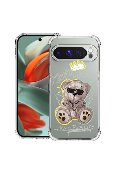 bestcase Husă antișoc pentru Google Pixel 10 Pro XL cu design Teddy Bear Keep Away, 2052063 AS 1562