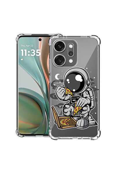 bestcase Carcasă antișoc pentru OPPO Reno 14 5G cu design Astronaut Pizza, 20...