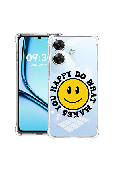 bestcase Carcasă antișoc pentru Realme Note 60 / Note 60X cu design Happy Smiley, 2052062 AS 1813