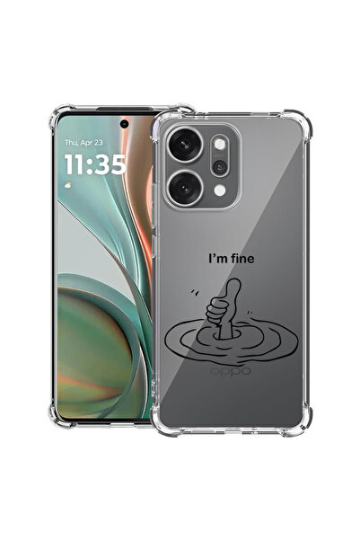 bestcase Carcasă antișoc pentru OPPO Reno 14 5G cu design „I'm Fine”, 2052057...