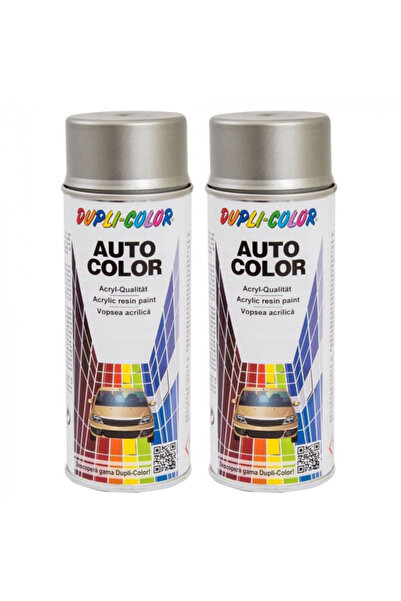 Dupli-Color Pachet 2 x Vopsea Spray Auto Dacia Logan Gri Perla TE01D Metaliza...
