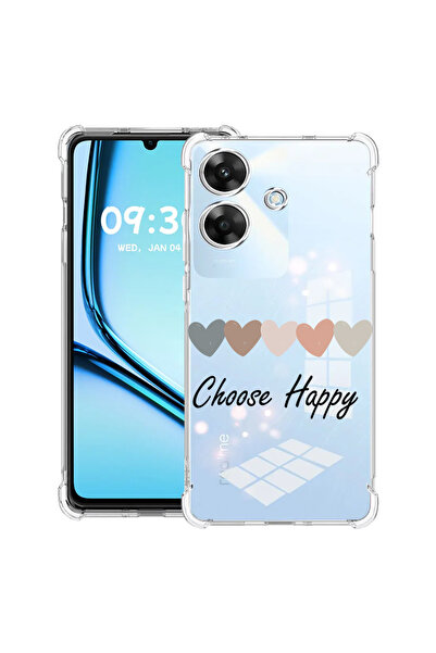 bestcase Carcasă antișoc pentru Realme Note 60 / Note 60X cu design Choose Happy, 2052062 AS 1854