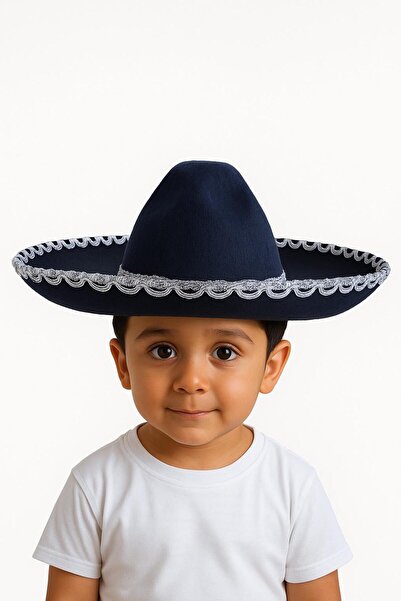 DODOMAR Шапка Мексико Small Luxury 41 см Черно Сребро